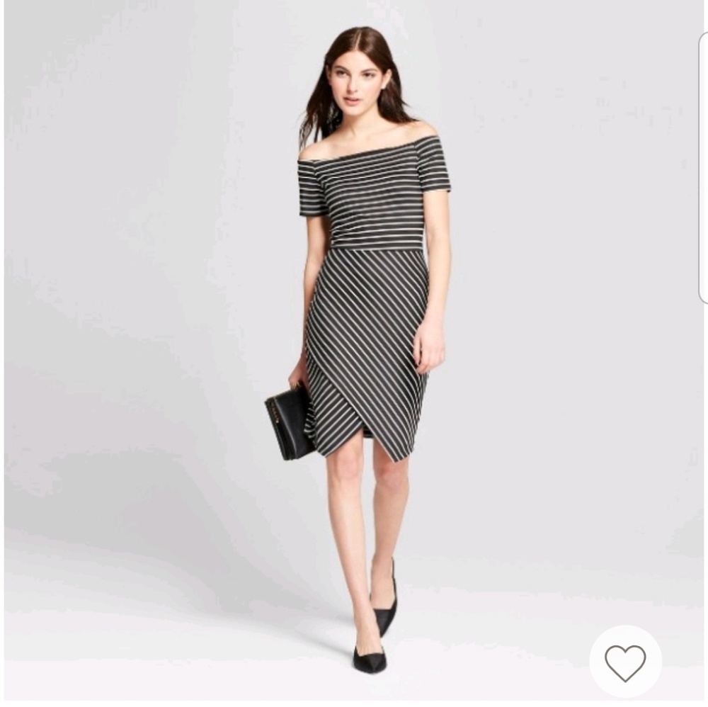 The Vanity Room Striped mini dress Size M